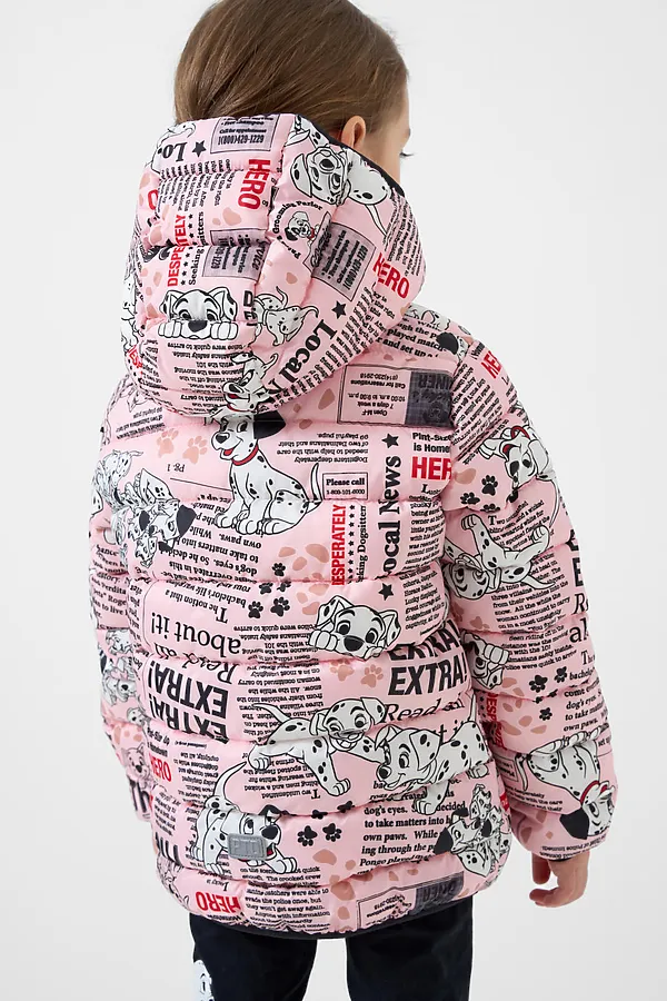 Куртка текстильная с полиуретановым покрытием для девочек PLAYTODAY, разноцветный - фото 2