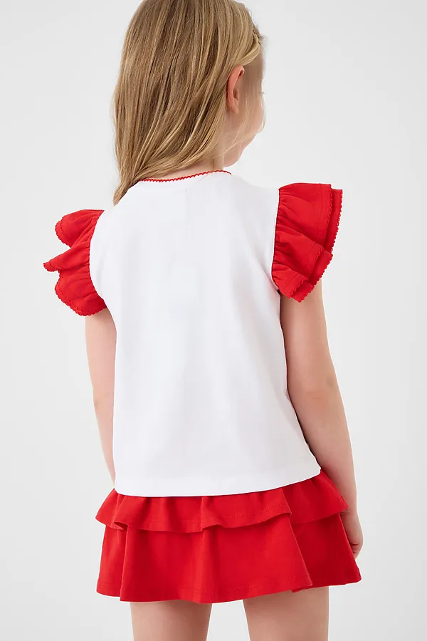 Костюм PLAYTODAY, белый,красный - фото 2