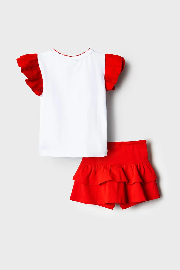 Костюм PLAYTODAY, белый,красный - фото 2