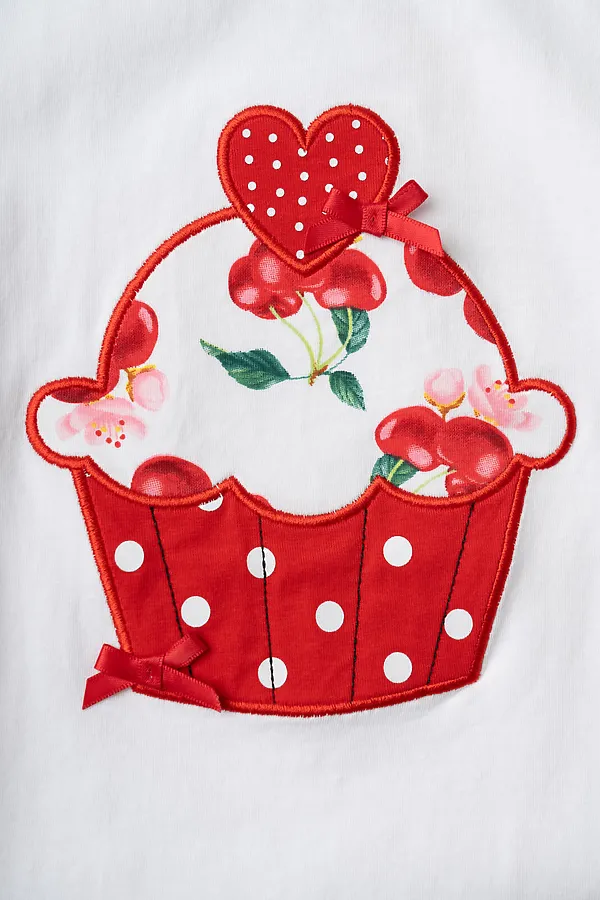 Комплект трикотажный для девочек: фуфайка (футболка), шорты PLAYTODAY, разноцветный - фото 2