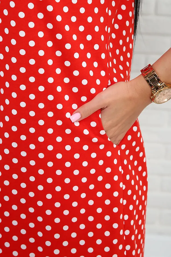 Халат 1108 НАТАЛИ, красный - фото 2