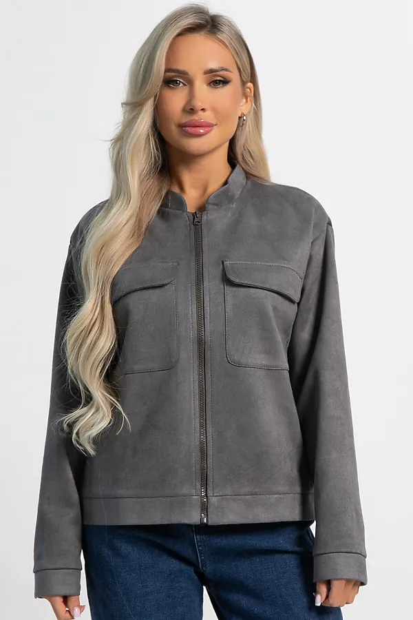 Бомбер Александра LADY TAIGA, графит - фото 2