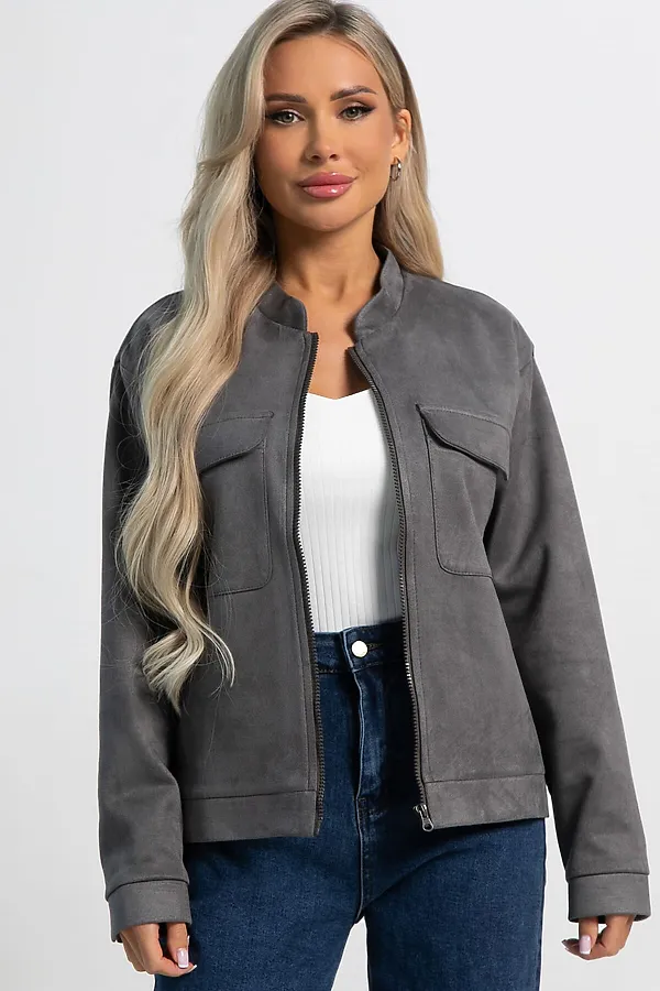 Бомбер Александра LADY TAIGA, графит - фото 2