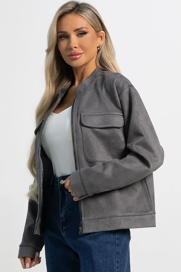 Бомбер Александра LADY TAIGA, графит - фото 2