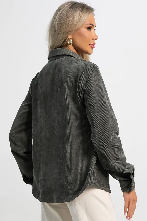 Рубашка Свежая рифма LADY TAIGA, хаки - фото 2