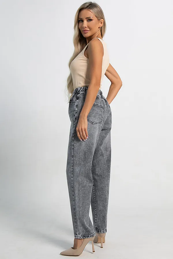 Джинсы Сайла LADY TAIGA, серые - фото 2