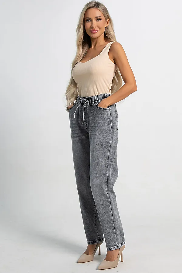 Джинсы Сайла LADY TAIGA, серые - фото 2