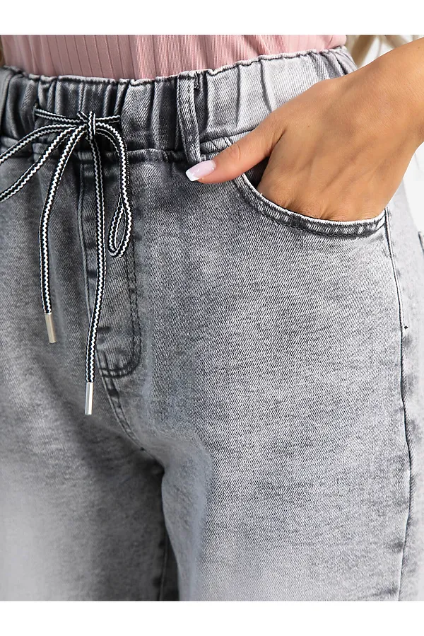 Джинсы Эльза LADY TAIGA, светло-серые - фото 2