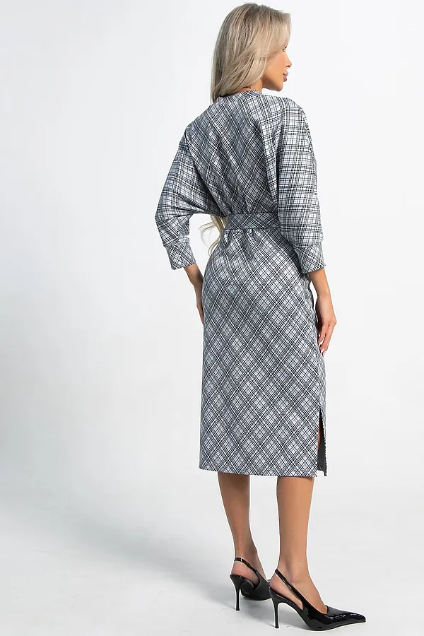 Платье Фокси LADY TAIGA, серое - фото 2