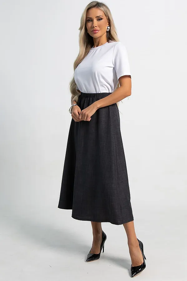 65% полиэстер, 30% вискоза, 5% эластан LADY TAIGA, черная - фото 2