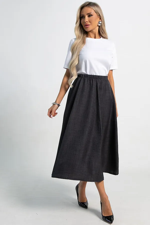 65% полиэстер, 30% вискоза, 5% эластан LADY TAIGA, черная - фото 2