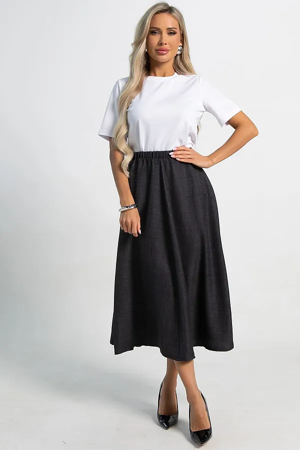 65% полиэстер, 30% вискоза, 5% эластан LADY TAIGA, черная - фото 2