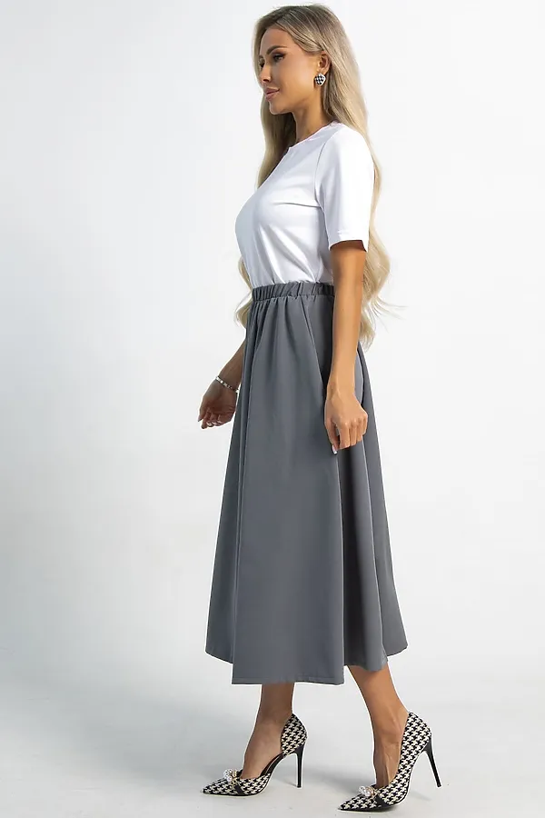 Юбка Льюис LADY TAIGA, серая - фото 2