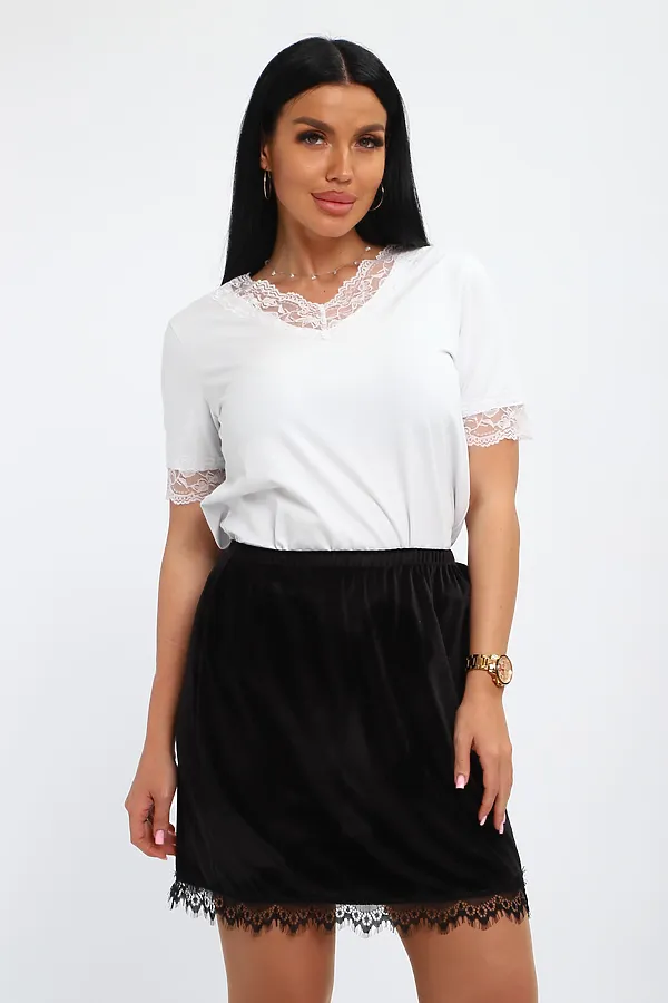 Юбка 19139 НАТАЛИ, черный - фото 2