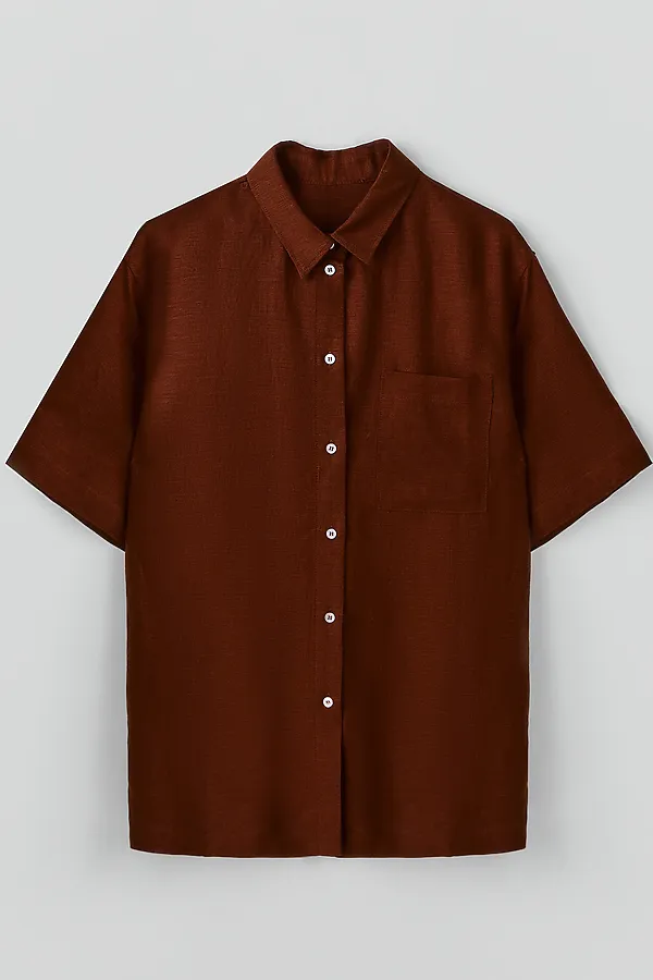Рубашка женская MARK FORMELLE, корица - фото 2