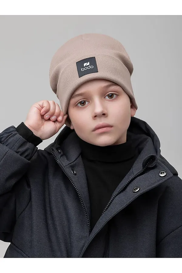 Шапка BODO-S, серо-бежевый - фото 2