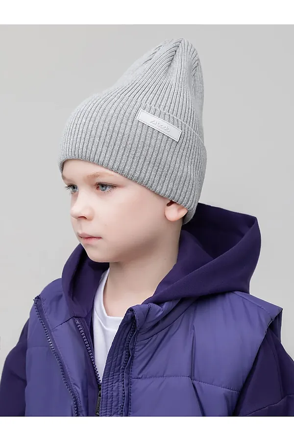 Шапка BODO-S, светло-серый меланж - фото 2