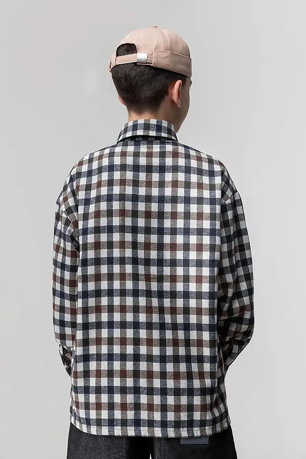 Рубашка BODO, коричневый (молочный) - фото 2