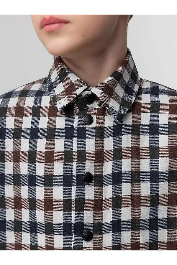 Рубашка BODO, коричневый (молочный) - фото 2