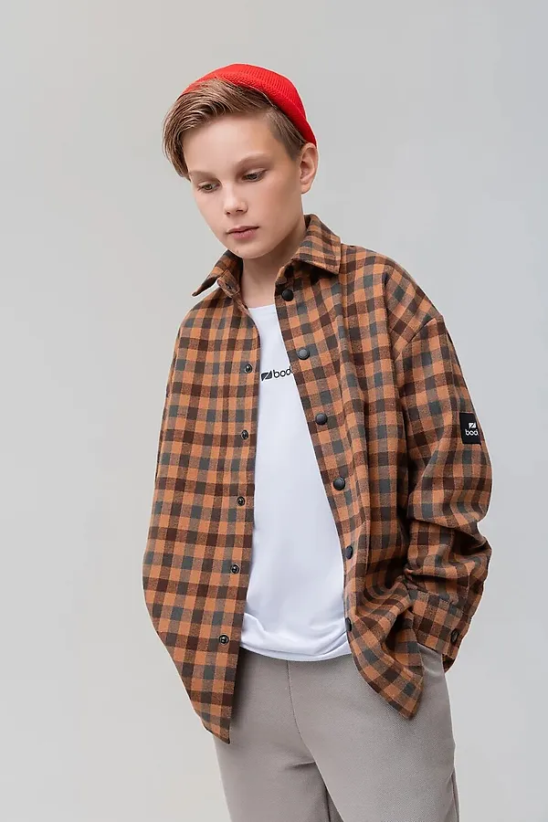 Рубашка BODO, коричневый (карамель) - фото 2