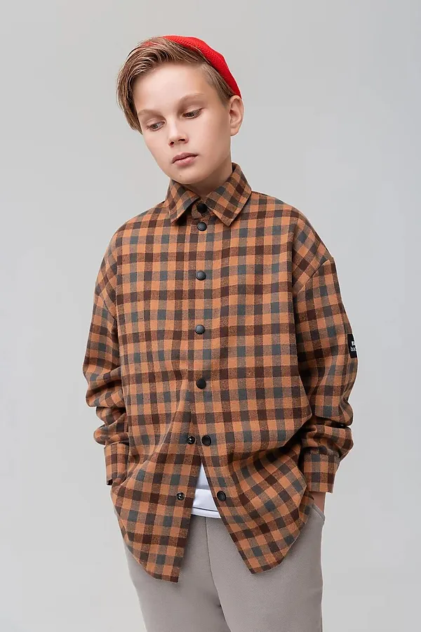 Рубашка BODO, коричневый (карамель) - фото 2