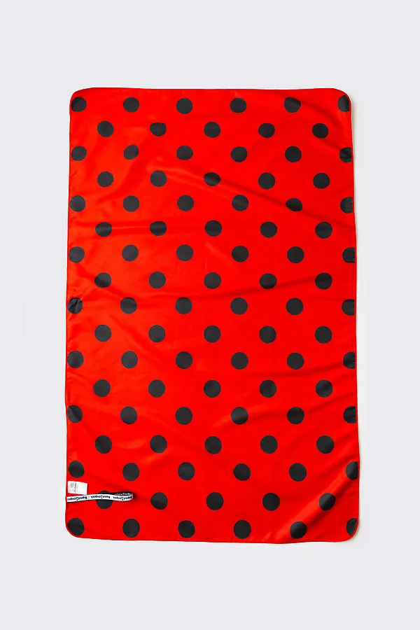 Полотенце текстильное для девочек PLAYTODAY, черный,красный - фото 2