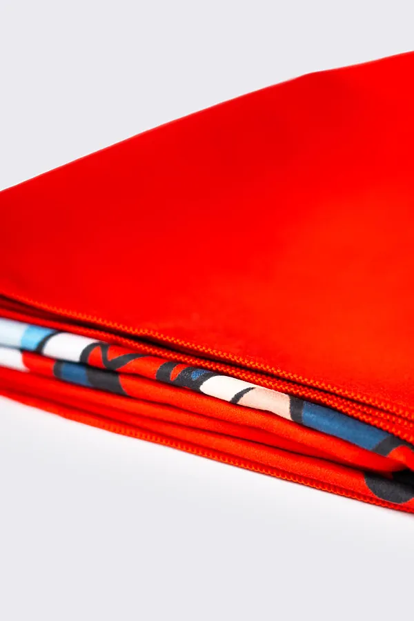 Полотенце текстильное для девочек PLAYTODAY, черный,красный - фото 2