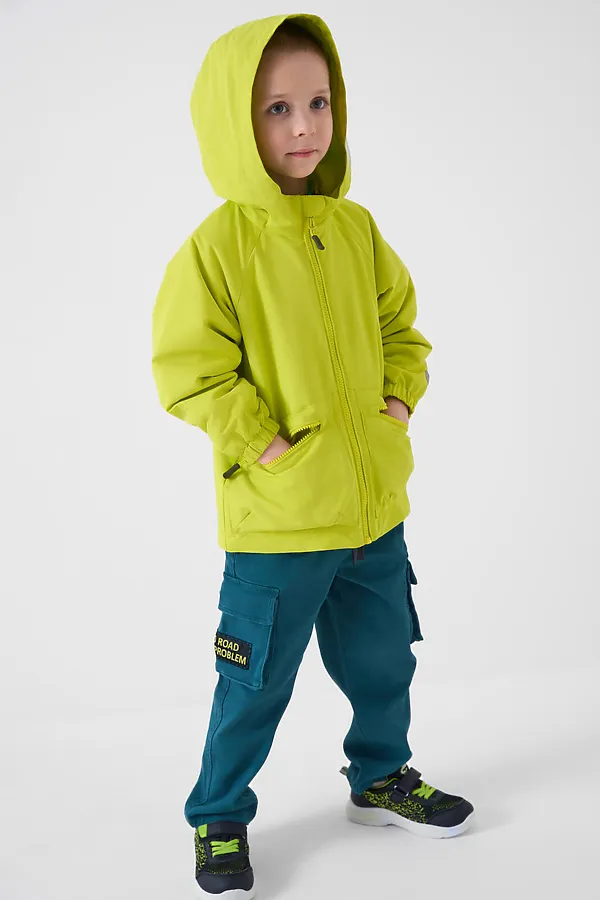 Детская ветровка для мальчика PLAYTODAY, светло-зеленый - фото 2