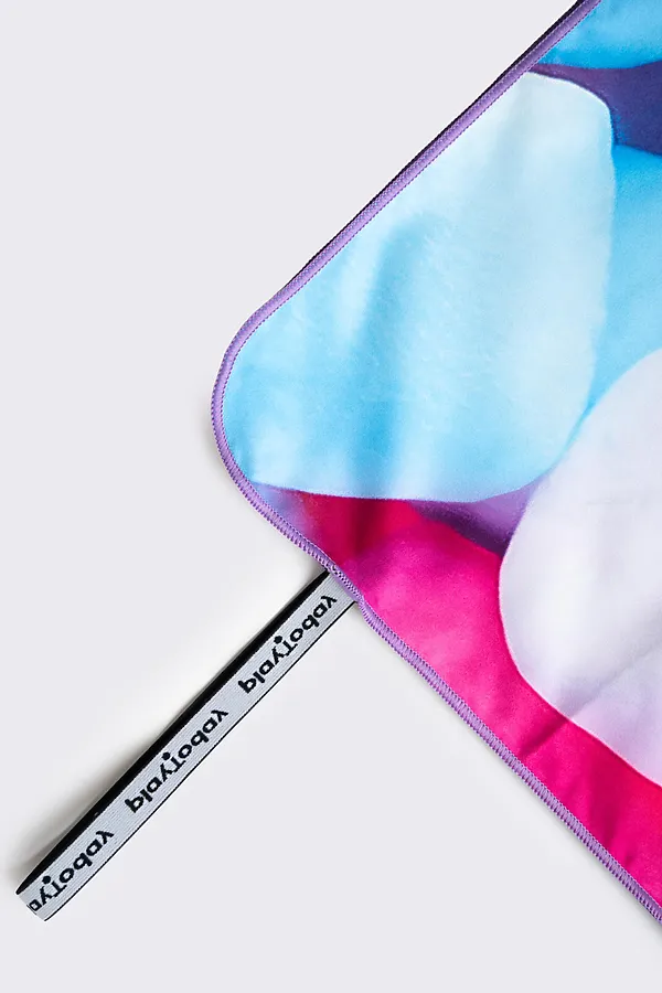 Полотенце текстильное для девочек PLAYTODAY, белый,сиреневый - фото 2