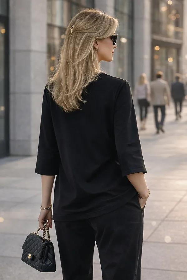 Туника "You can do everything" арт.6821 НАТАЛИ, черный - фото 2