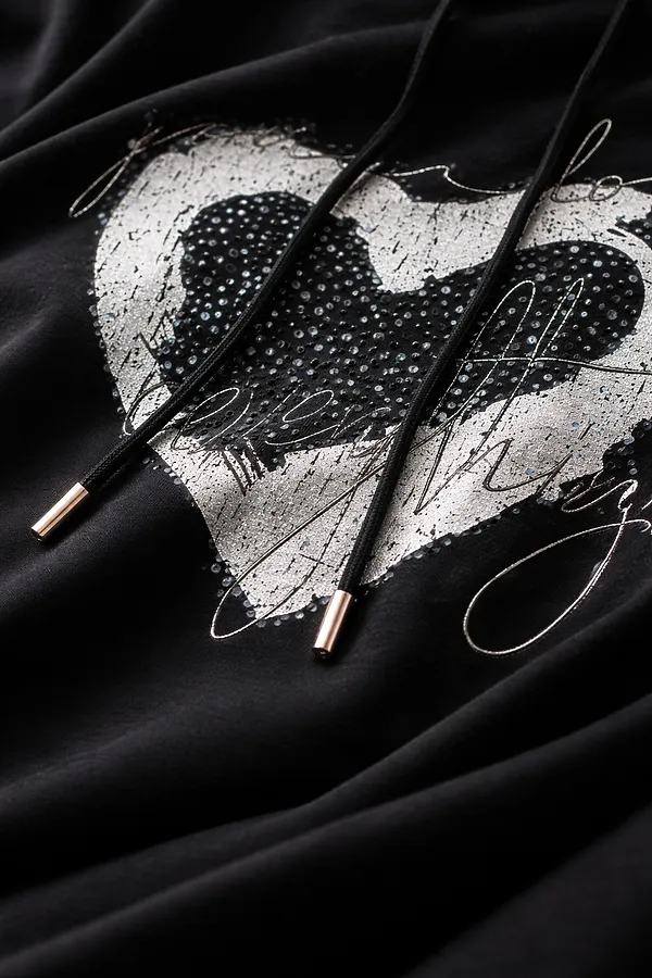 Туника "You can do everything" арт.6821 НАТАЛИ, черный - фото 2