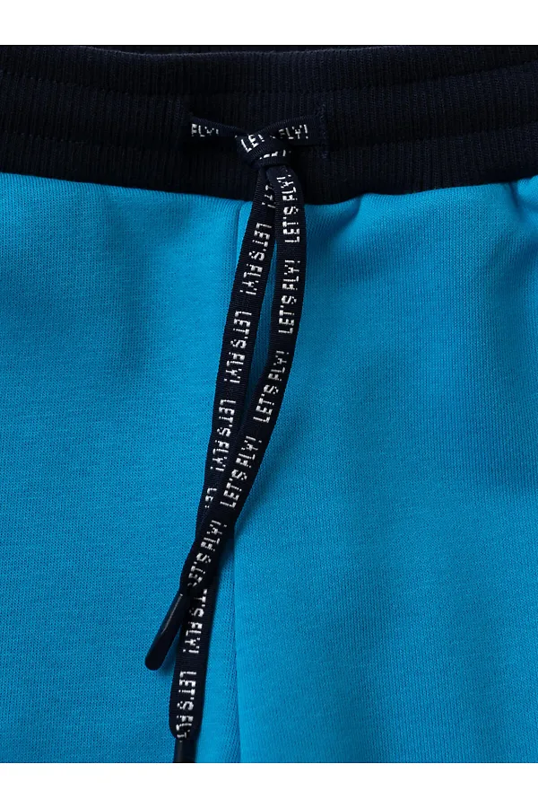 Брюки трикотажные для мальчиков PLAYTODAY, ярко-синий - фото 2