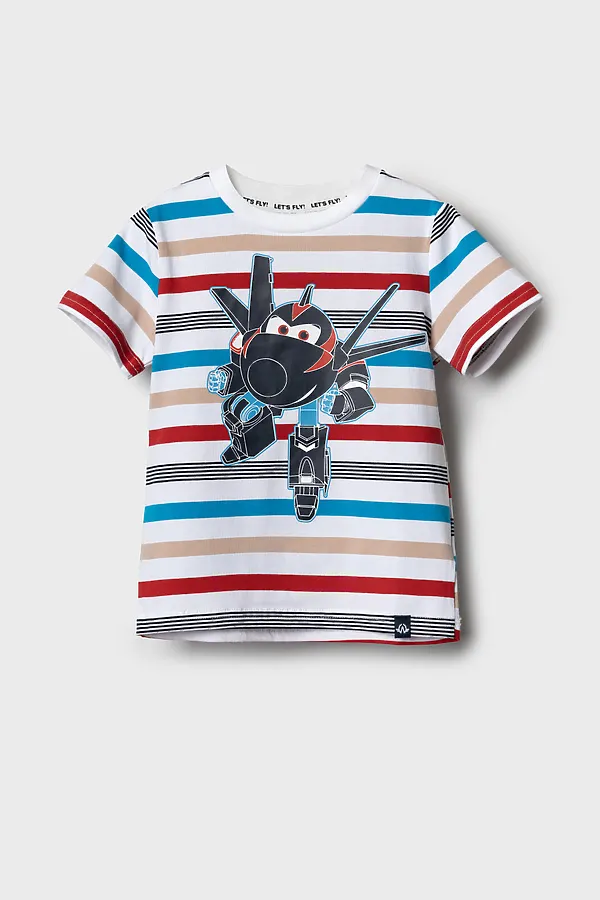 Фуфайка трикотажная для мальчиков (футболка) PLAYTODAY,  - фото 2