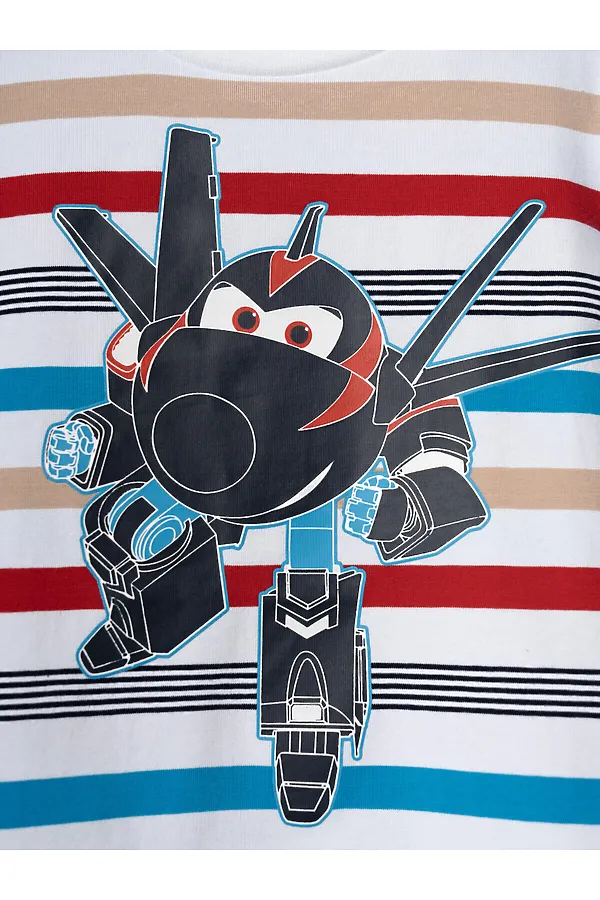 Фуфайка трикотажная для мальчиков (футболка) PLAYTODAY,  - фото 2