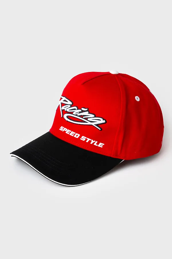 Кепка текстильная для мальчиков PLAYTODAY, черный,красный - фото 2