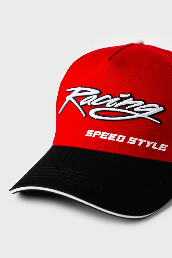 Кепка текстильная для мальчиков PLAYTODAY, черный,красный - фото 2