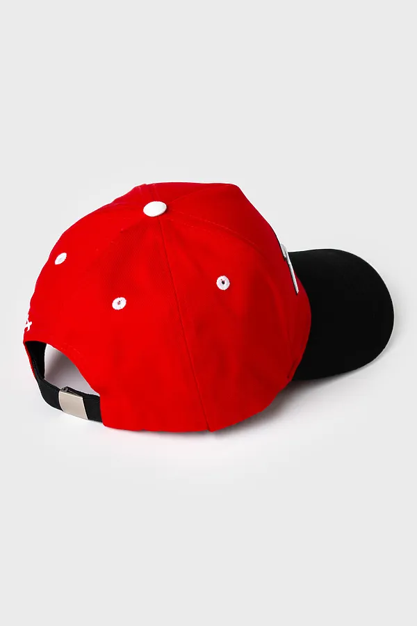Кепка текстильная для мальчиков PLAYTODAY, черный,красный - фото 2