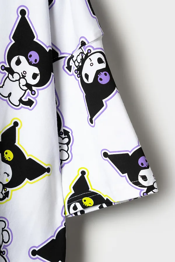 Фуфайка трикотажная для девочек (футболка) PLAYTODAY, разноцветный - фото 2