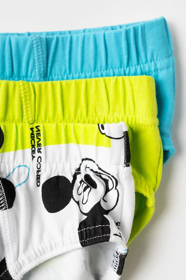 Трусы трикотажные для мальчиков - брифы, 3 шт в комплекте PLAYTODAY, разноцветный - фото 2