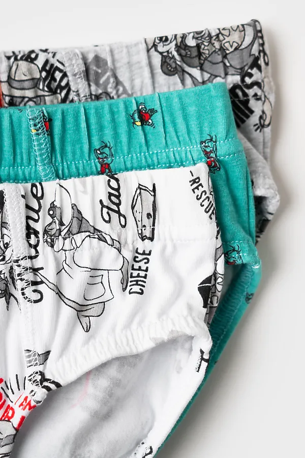 Трусы трикотажные для мальчиков - брифы, 3 шт в комплекте PLAYTODAY, разноцветный - фото 2