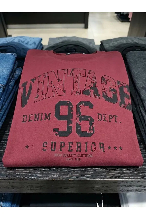 Футболка F5, темно-бордовый - фото 2