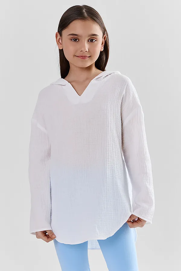 Туника для девочек MARK FORMELLE, белый - фото 2