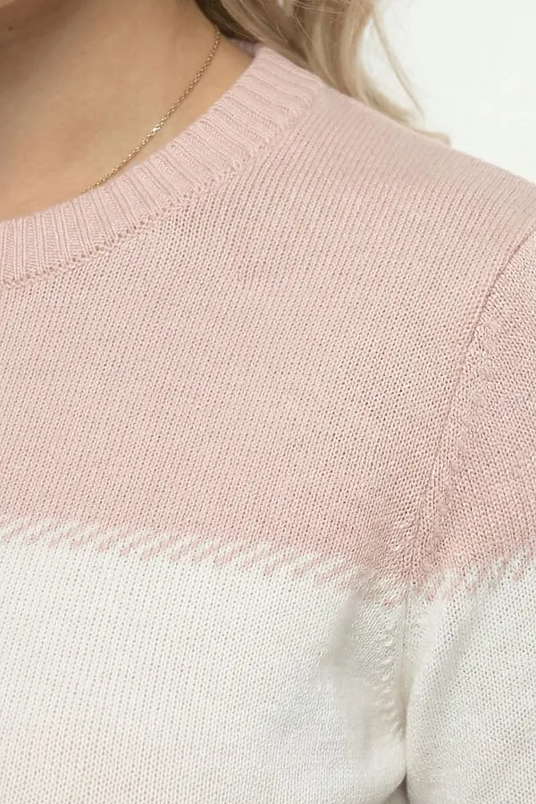 Джемпер VAY, т.пудра/орхидея/белый/бледно-розовый - фото 2