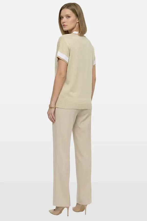 Джемпер VAY, натюрель/белый/бежевый - фото 2