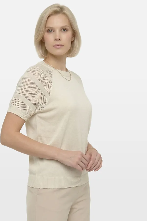 Джемпер VAY, топленое молоко - фото 2