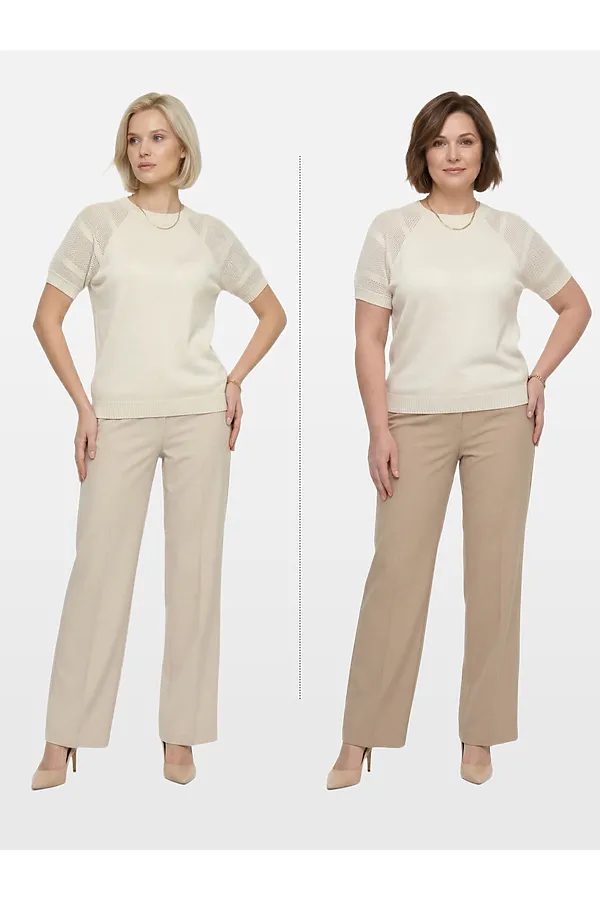 Джемпер VAY, топленое молоко - фото 2