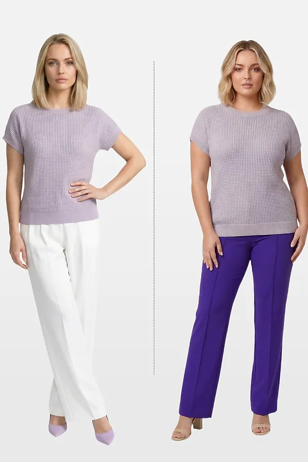 Джемпер VAY, пыльная лаванда - фото 2