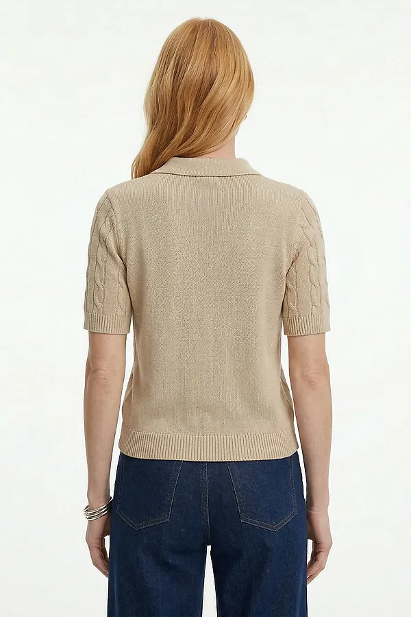 Джемпер NEWVAY, бархатный беж - фото 2