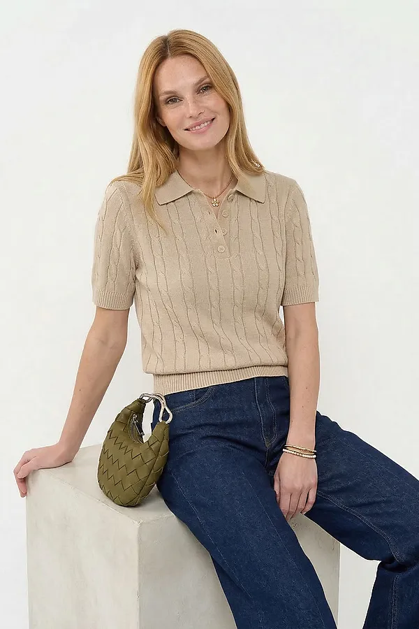 Джемпер NEWVAY, бархатный беж - фото 2