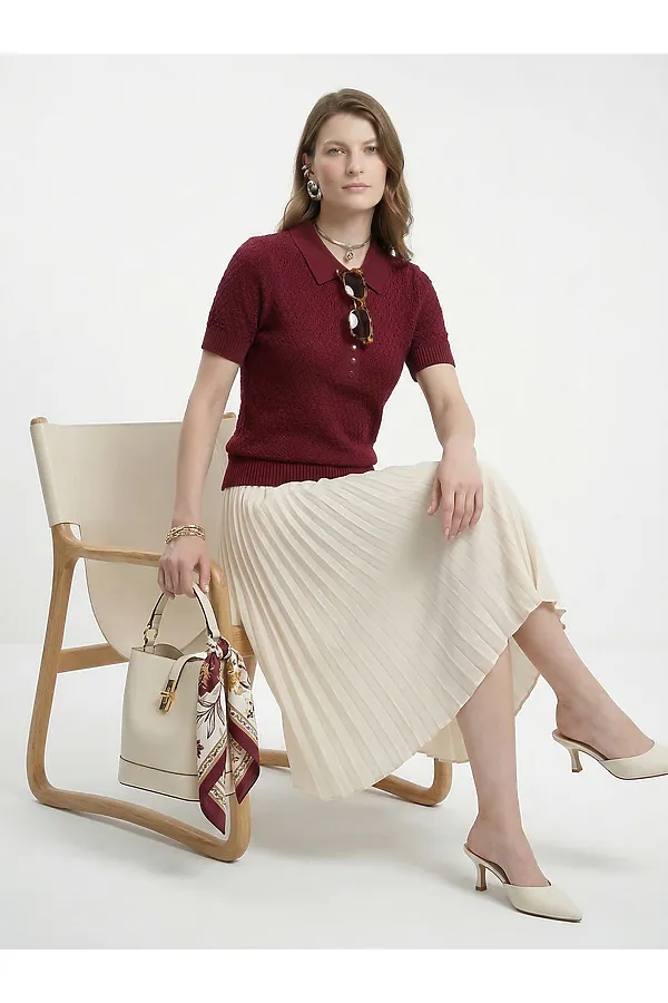 Джемпер NEWVAY, марсала - фото 2